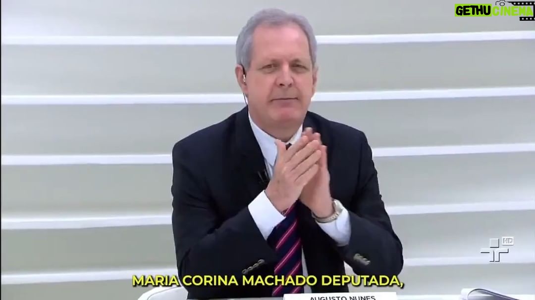 Augusto Nunes Instagram - Em 2014, a então deputada venezuelana María Corina Machado esteve no Roda Viva para contar o que acontecia nas entranhas da ditadura parida por Hugo Chávez. Em outubro deste ano, ela foi escolhida pela oposição para disputar as eleições presidenciais de 2024 com Nicolás Maduro. Depois de quase uma década, a entrevista está mais atual do que nunca Link do programa completo nos stories #jornalismo #noticias #foryou