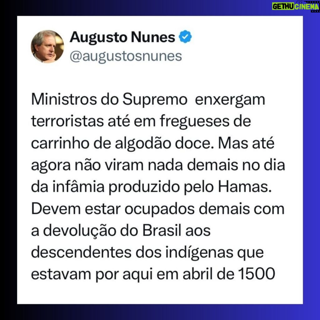 Augusto Nunes Instagram - #jornalismo #noticias