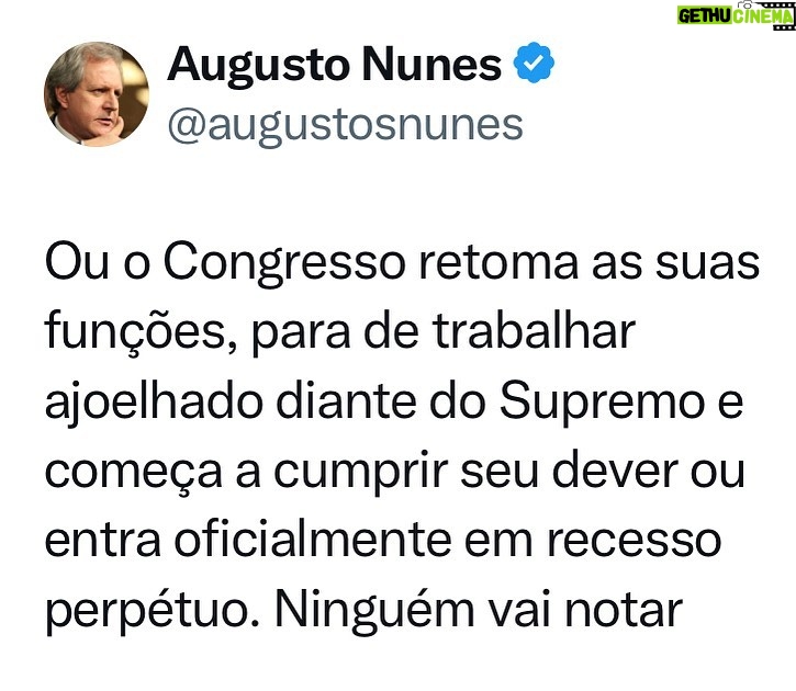 Augusto Nunes Instagram -