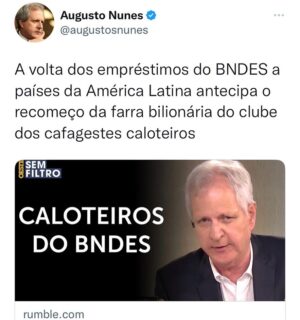 Augusto Nunes Instagram - #Link nos stories