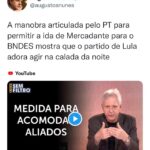 Augusto Nunes Instagram - Link para o vídeo nos stories: https://m.youtube.com/watch?v=BcAWYJ9sv00