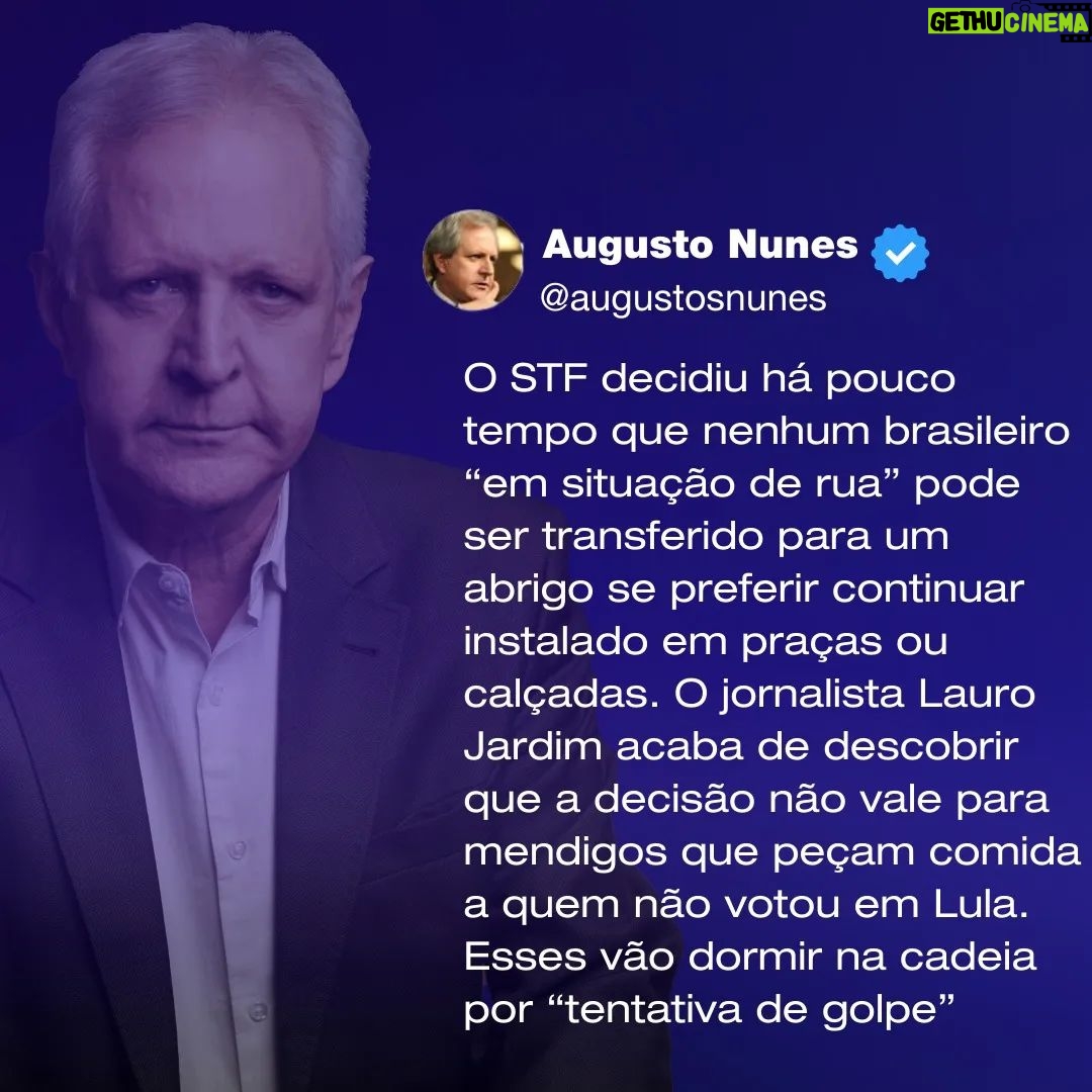 Augusto Nunes Instagram - #jornalismo #notícias #revista #augustonunes