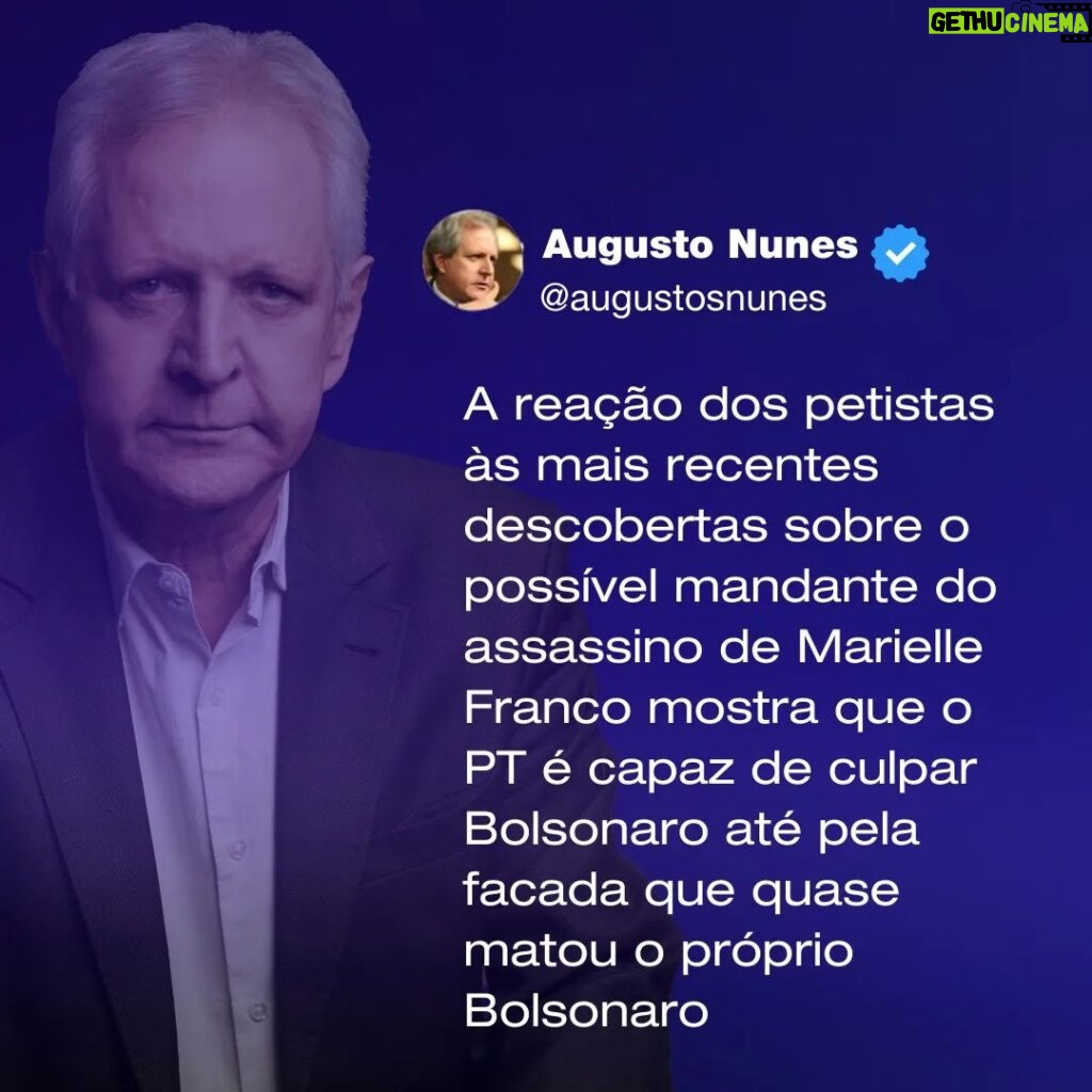 Augusto Nunes Instagram - #jornalismo #notícias #revista