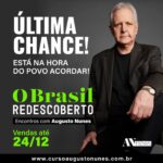 Augusto Nunes Instagram - Hoje é o último dia para embarcar comigo nessa viagem pela história do nosso país. Aproveite a chance de aprender o que os livros didáticos não contam. Conhecimento é poder. Link nos stories ou na bio #jornalismo #revista #curso #cursoonline