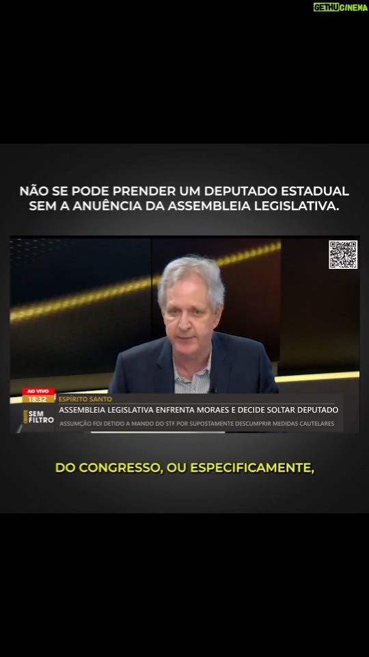 Augusto Nunes Instagram - Assim como não se pode prender um deputado federal sem a aprovação da Câmara. Qualquer coisa fora disso é contra a Lei #noticias #jornalismo #brasilia #brasil #revista #informação #novidades