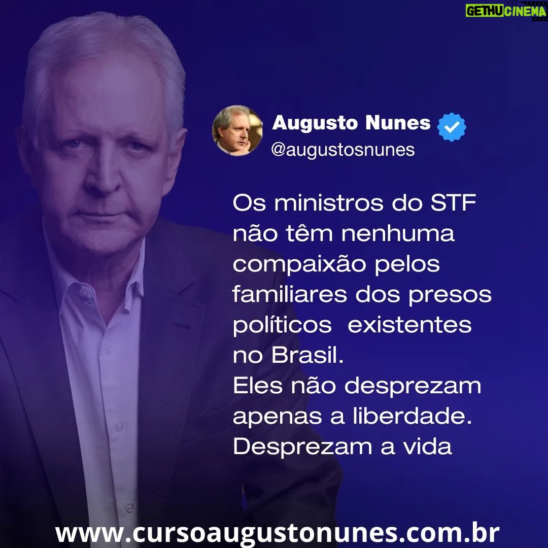 Augusto Nunes Instagram - #jornalismo #revista #curso #cursoonline