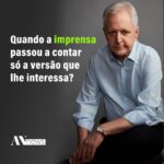 Augusto Nunes Instagram - Desconfia que os livros didáticos e os meios de comunicação contam apenas o que interessa? Conhecimento é poder. Vem comigo (link na bio e nos stories)