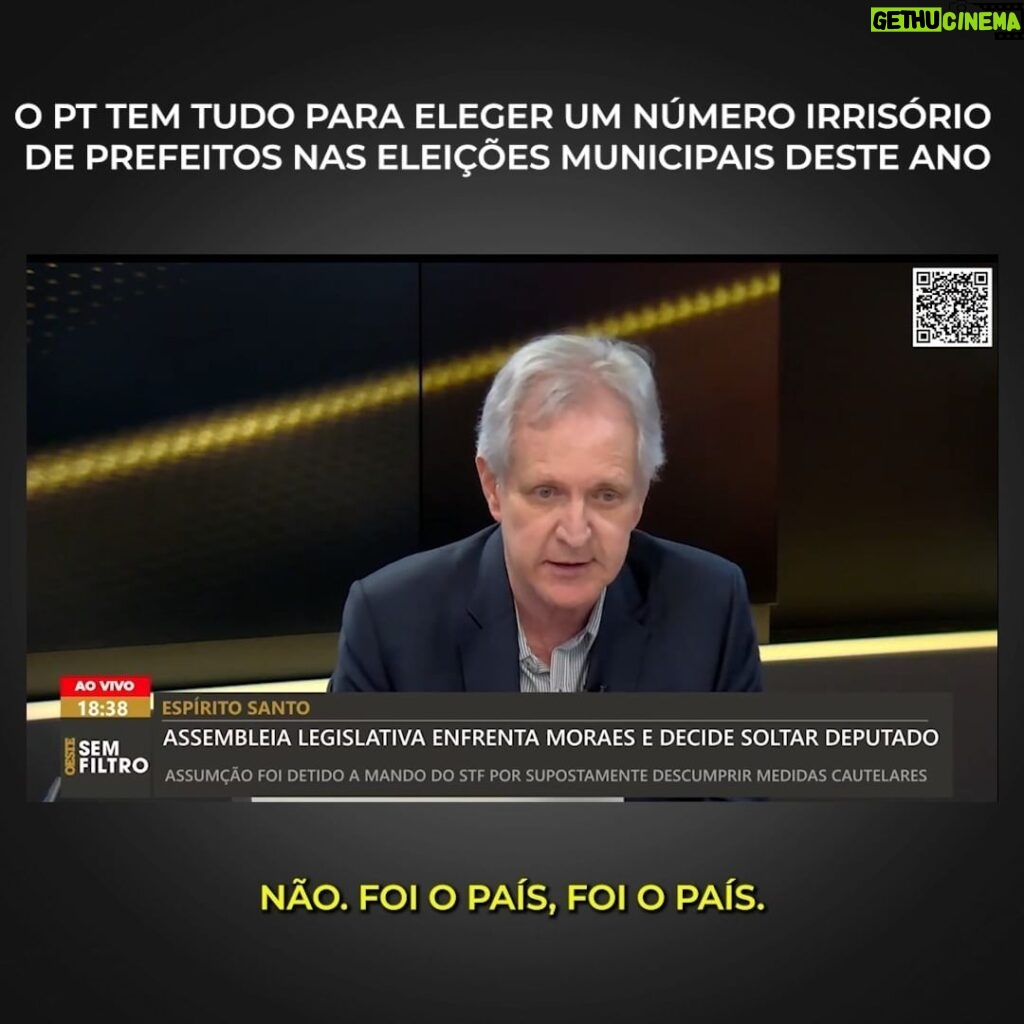 Augusto Nunes Instagram - O PT tem tudo para eleger um número irrisório de prefeitos nas eleições municipais deste ano. #noticias #jornalismo #brasilia #brasil #revista #informação