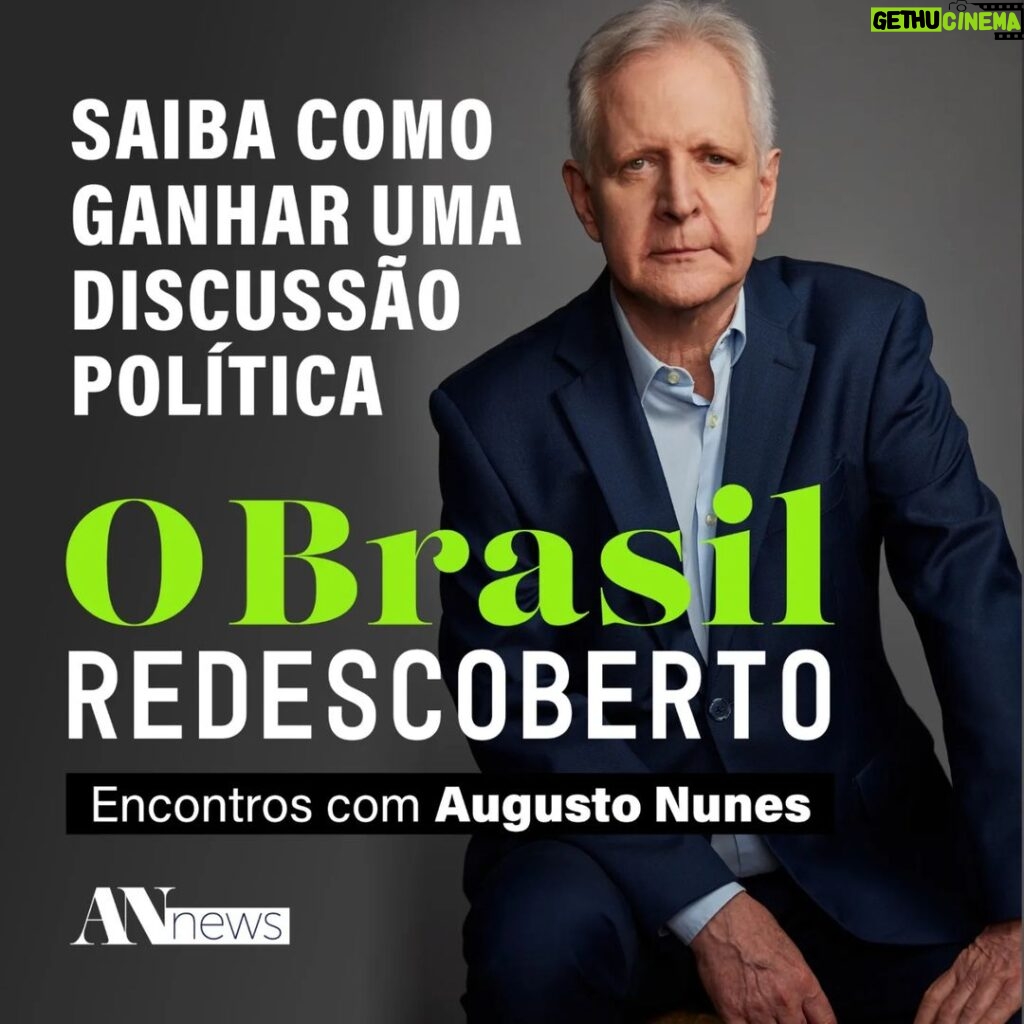 Augusto Nunes Instagram - Informação é poder. Não fique fora dessa (link na bio e nos stories) #jornalismo #noticias #curso #cursoonline