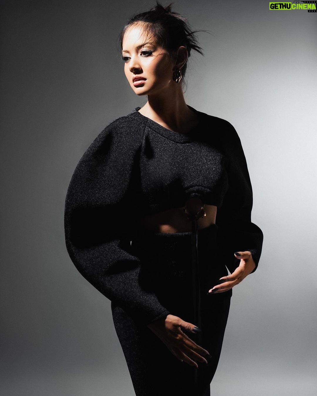 Aurélie Moeremans Instagram - High Fashion Much? #STARRING @aurelie Photographer @winstongomez #winstongomez Studio @11.11studiojakarta Mua @archangelachelsea Stylist @carolinemeliala Hair @oca_ps Outfit @sean_sheila Nails @linneabeautybar_id