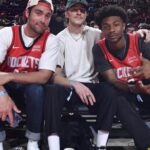 Austin North Instagram - Took Rudy to his first basketball game