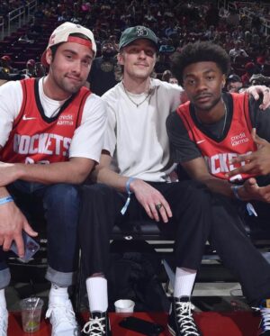 Austin North Instagram - Took Rudy to his first basketball game