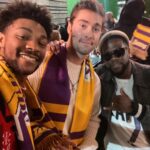Austin North Instagram - I think we may have a new Christmas tradition? Thank you @jeaniebuss @lakers 🙏 Crypto.com Arena