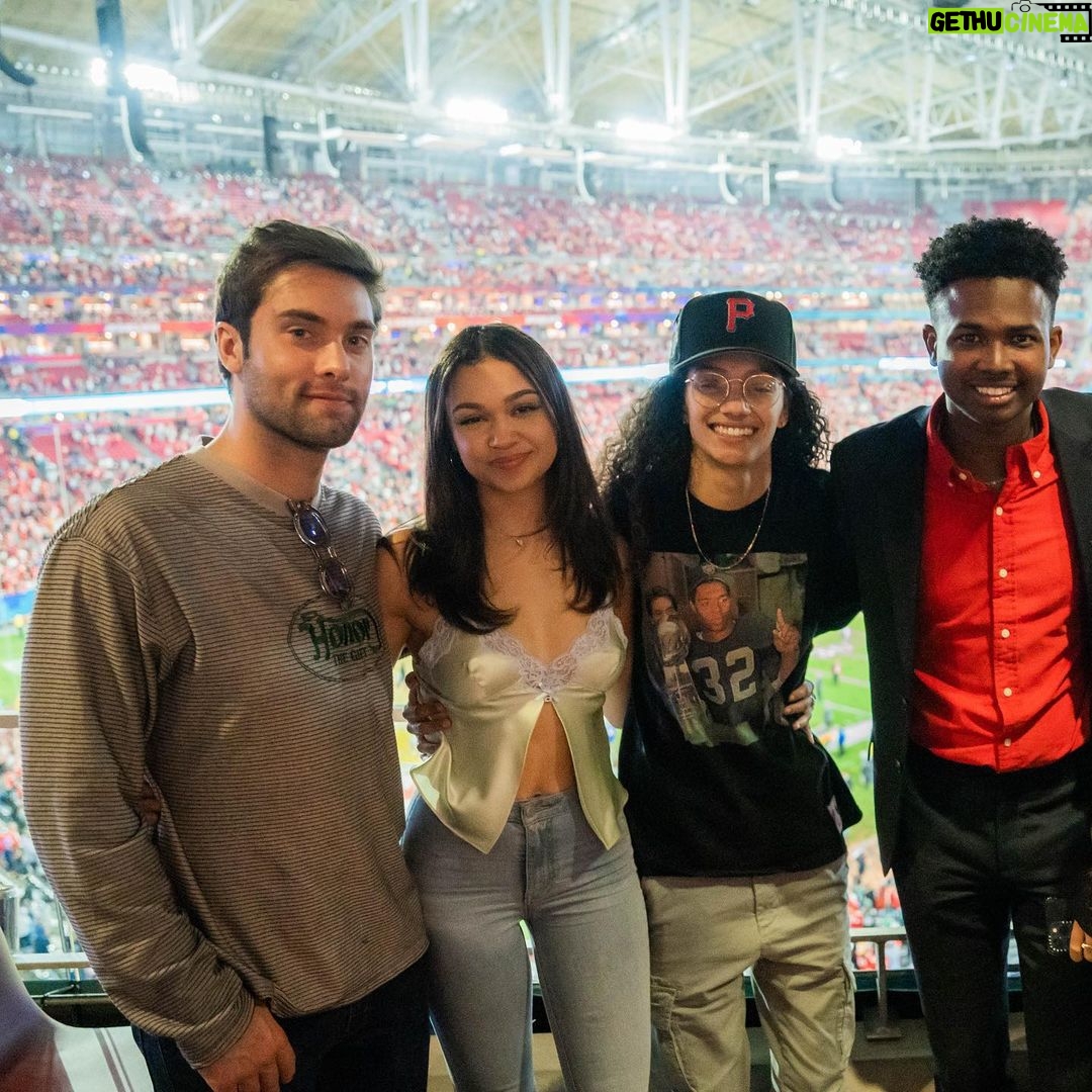 Austin North Instagram - Super Bowl LVII 🏈 Thank you @toddgraves for the hospitality 👊 @raisingcanes