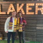 Austin North Instagram - I think we may have a new Christmas tradition? Thank you @jeaniebuss @lakers 🙏 Crypto.com Arena
