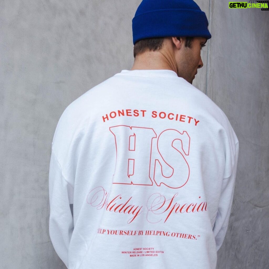 Austin North Instagram - Honest Society “Winter Release” is now live - link in bio