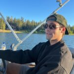 Austin North Instagram - catch me on the pontoon