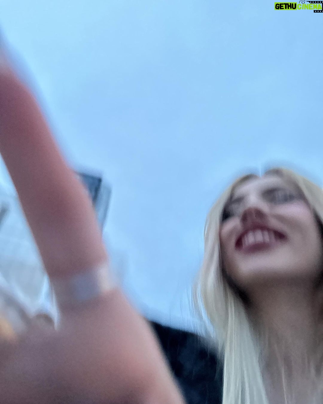 Ava Max Instagram - The snacks in Norway are lit, also sorry not sorry for bringing you on stage @tixmusic 😅