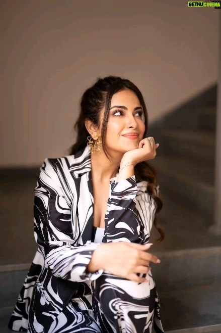 Avika Gor Instagram - It's only moods and moods are all I have to take your heart away✨ Incorrect lyrics make sense sometimes😅 Photography @sudhakar.bichali Stylist @soigne_official_ Top @angelcroshet_swimwear Blazer & pants @yourminestory PR @shrustijainn Earrings @aadiraabyaarushi