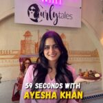 Ayesha Khan Instagram – #59Seconds with @ayeshaakhan_official 

We had a candid conversation with the beauty Ayesha Khan at @imlee_thechaatgali where she binged on some amazing chaat! 😍

From food to Bigg Boss, we spoke about everything👀👀

Watch the full video to know who Ayesha wants to bag the title of Bigg Boss Season 17. ❤️

#reel #réel #reels #reelitfeelit #reelkarofeelkaro #reelit #reelsinsta #reeltrending #viral #trending #explorepage #fyp Bandra,Mumbai