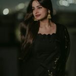 Ayesha Khan Instagram - मैं एक ग़ज़ल तू शायरी❤️✨ . . Outfit- @navya.marouthu Stylist- @sravyalavidi Jewellery- @kushalsfashionjewellery 📷- @_anupphotography