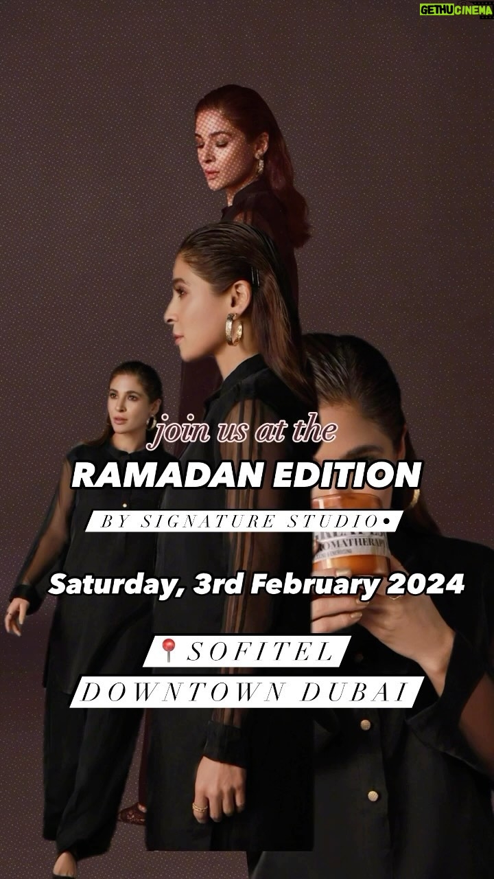 Ayesha Omar Instagram - Elevate your style and immerse yourself in a world of curated fashion. ๐ซ๐ Ayesha Omar Style Studio will be showcasing its collection at the Ramadan Edition by @signaturestudiodubai - SAVE THE DATE! โฐ 10am - 8pm ๐ 3rd February, 2024 ๐Sofitel Downtown Dubai Sofitel Dubai Downtown