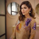 Ayesha Omar Instagram - Naureen Nawaz, the makeup virtuoso, turned an ordinary day into a red-carpet moment. The smokey eye, highlighter, and glossy lip blended seamlessly… Love this look! Thank youuu Naureen 🤍💃🏽 Makeup: @naureennawazofficial Jewelry: @moushe_designs Outfit: @sammykdesigns #NaureenNawaz #NaureenNawazOfficial #ayeshaomar Pakistan