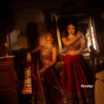 Ayesha Omar Instagram - “The Taxali Gate Ladies” — Glamour meets anticipation! Ayesha Omar and Meher Bano grace the Sunday Times Digital Cover, giving us a glimpse into the enchanting world of their upcoming film ‘Taxali Gate.’ @taxaligate 🎞🔥😍 Muses: @ayesha.m.omar @meharbano Designer: @lajwantiofficial Jewellery: @amayrajewelspk Makeup & Hair: @ayeshassalonofficial Photographer: @daudmalikofficial Concept & Art Direction: @styledbyozi Videographer: @uqba.mughal @samfrosterofficial Styling: @styledbyozi Styling Assistance & Coordination: @stylebyhassan Talent Coordination: @catwalk_events Location: @hashimalidesignstudios #AyeshaOmer #Meharbano #TaxaliGate #PakistaniFilm #PakistaniCinema #SundayTimesPakistan