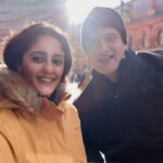 Ayesha Singh Instagram – So, The 1st one was me trying to maaro style with a little pout, because that’s how we start rolling and gradually by the last one is like who cares heheh but I deleted it because I wanted the second one to be on the cover of the post 
The 2nd one has kings cross station behind me;
The 3rd one was just a click where I m trying to annoy Kinnu because he wouldn’t click much pictures and rather just enjoy sight seeing, he has a point but I think we can manage little bit of both;
The 4th is us with Anu Di(who will soon be joining the gram)taking a break from lot walking around;
The 5th is a trippy roof of a fine dining restaurant in London;
The 6th is super famous Platform 9 3/4 from Harry Potter Film, it’s created for tourists on kings cross station and had a massive queue so we went around it; 
The 7th is My handsome Nephew Roman who was leaving for his college in Scotland,
The 8th is how most London lanes look like Pretty;
The 9th like I said ditching style and pout and giving in to freezing cold