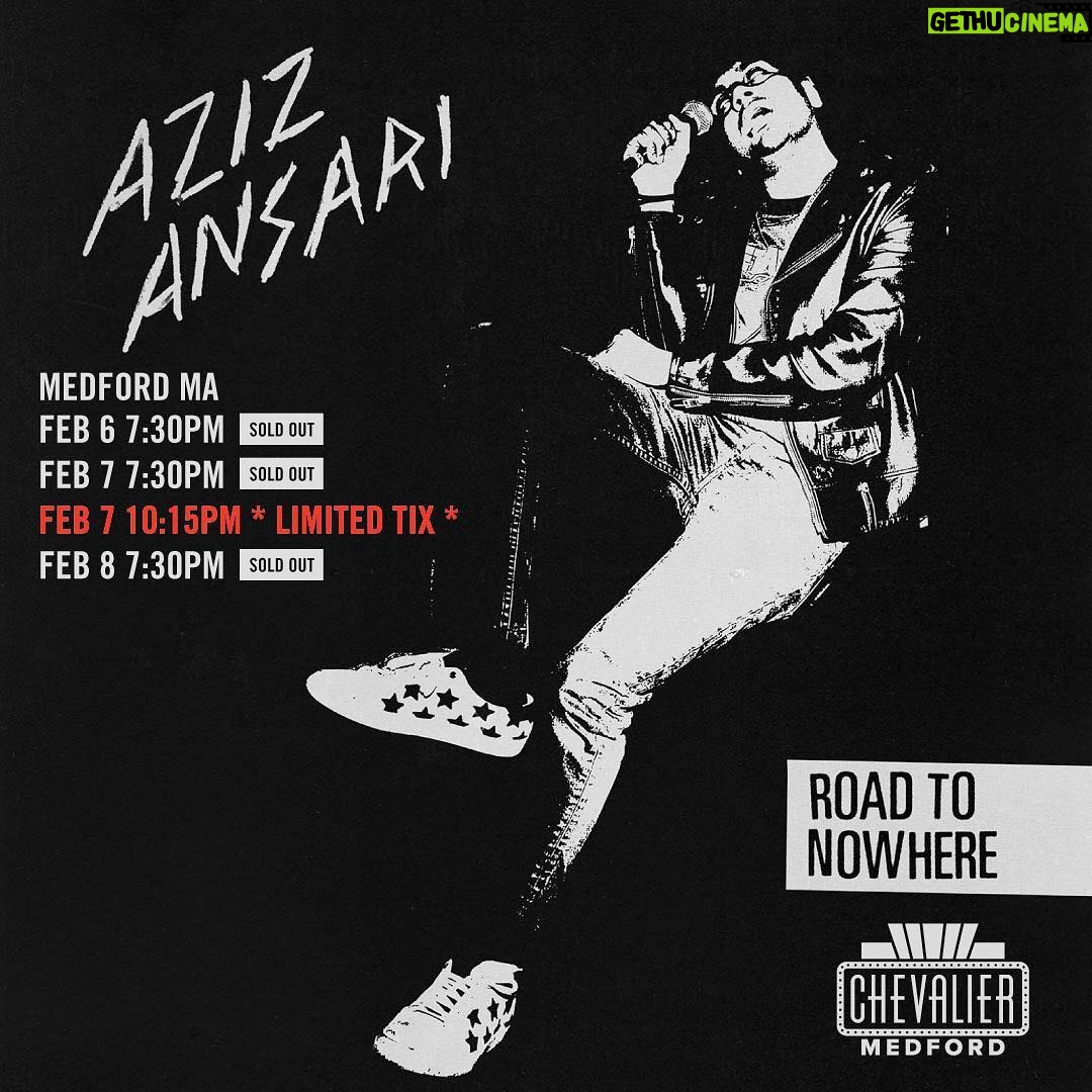 Aziz Ansari Instagram - Boston! Last chance on tix, available at azizansari.com