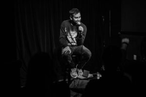 Aziz Ansari Instagram - Best birthday present: doing a tiny club run with Dave after a week of rad shows in LA. Thanks to those that came out. 🔥🔥🔥 Photos by @candytman
