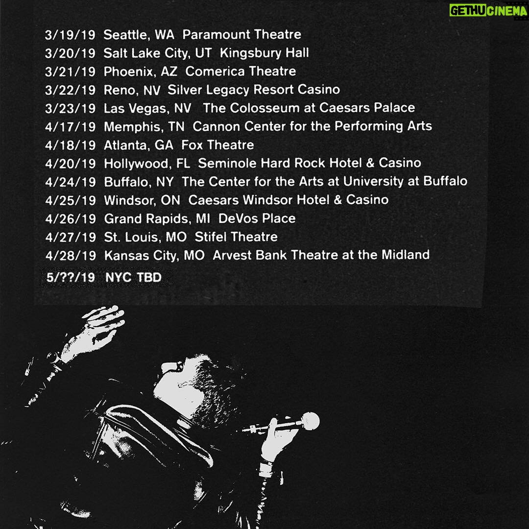 Aziz Ansari Instagram - Sign up ends at 10pm EST. 10% off tickets and you get first dibs on seats. Swipe right to see all the cities. Sorry for all the promo posts people that don’t live in these spots!