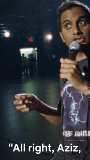 Aziz Ansari Instagram - Oh hi. Here’s another clip from my new standup special streaming on @netflix. Enjoy.