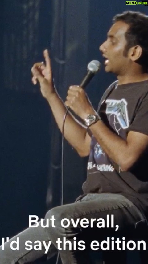 Aziz Ansari - 42.9K Likes - Here’s a clip from my new standup special streaming on @netflix. Enjoy. #LazyCaptions #PromoOverSoonIPromise
