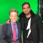 Aziz Ansari Instagram - "I'm Aziz Ansari here with Sandy Kenyon of the Eyewitness News Movie Minute." #TaxiTV