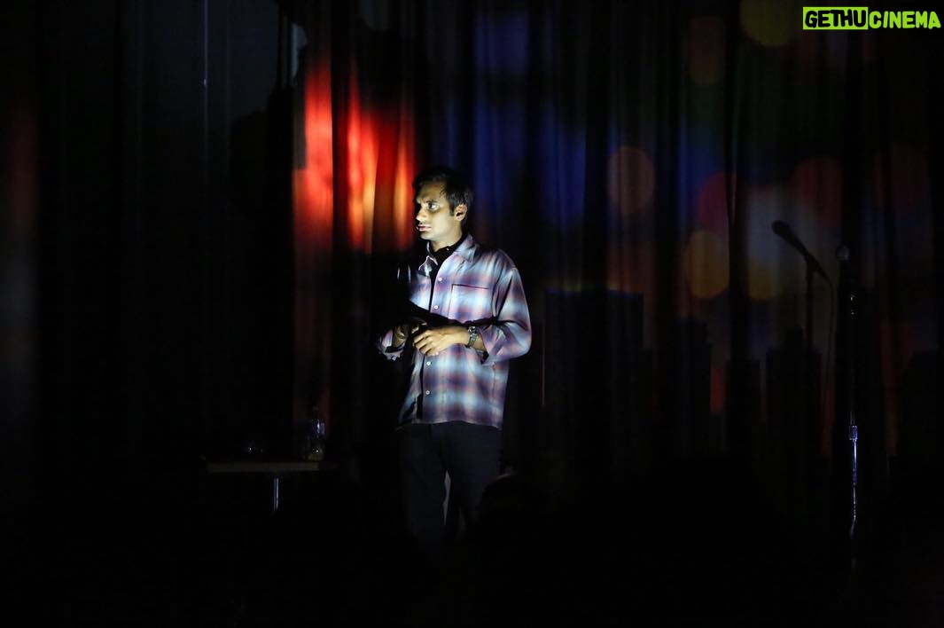 Aziz Ansari - 66.9K Likes - NASHVILLE: We added two more shows tonight at 9 and 11:15 to makeup for the power outage night. If you had tickets and haven’t gotten sorted already, please call Zanie’s and we’ll take care of you tonight or for future show. (Shoutout to Zanies staff and the fellow Indian dude in front who held the flashlight on me for an hour). Thanks everyone for coming out.
Photo credit: Cole Potter