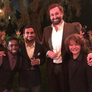 Aziz Ansari Instagram - #BudCrossover @masterofnone @strangerthingstv
