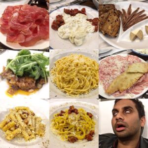 Aziz Ansari Instagram - FINAL BIG BUD LIL BUD MEAL IN ROME. 😮 @katieparla via @ericwareheim