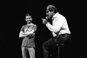 Aziz Ansari Instagram - Happy Father’s Day. 
Radio City Music Hall - Night 1
📷: @marcusrussellprice