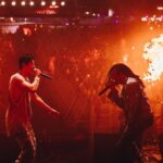 B.I Instagram - Meeting up with old friends and new friends! thanks for bringing us together @rollingloud @rollingloud.th Nice pic 🔥@chrisallmeid