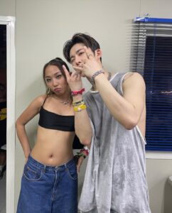 B.I Instagram - Meeting up with old friends and new friends! thanks for bringing us together @rollingloud @rollingloud.th Nice pic 🔥@chrisallmeid