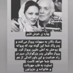 Bahare Rahnama Instagram - عزیزانم اکر مقدور بود امشب نماز شب اول منزل باقی یادتون نره : علیرضا رهنما هزاوه فرزند اکبر💚🖤🙏🏻 لطفا برای آرامش مادرم دعا کنید شصت سال زندگی مشترک و اینهمه خاطرات... عاشقتونم و انرژی خیرتون رو در این روز سخت حس میکنم! باتشکر از حکیمه دهقان🙏🏻 و احسان خواجه امیری عزیز🙏🏻 #یا_علی_مدد Tehran, Iran