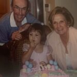 Bailee Madison Instagram - Grandpapa 🤍🤍 Monday October 23rd my grandpapa passed away… a few hours after I landed back in LA after flying to FL where I was able to give him another hug. To say I’m grateful for the moment to see him would be an understatement. Grandpapa was a man full of love and light, who demanded to be loved and to love, who found the joys of family, falling in love, and making memories, the most important. His heart beamed through him always. I will miss him dearly, and as much as I wish he could be by my side through the next big phases of life as I grow older, I do know I will carry him with me and feel him in my heart always. 98 years of life and love. And now, he has returned to my grandma, the love of his life. Raising a glass of wine to you Grandpapa. I love you with all my heart.