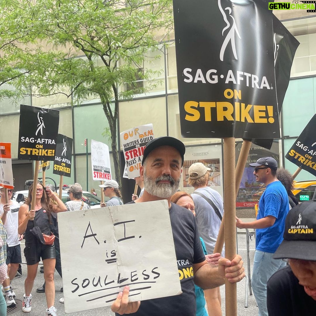 Bailee Madison Instagram - Beyond proud and filled with appreciation to stand in solidarity with the WGA and #sagaftra , and to be a witness to all of the unions standing firm, strong and UNITED. This truly is a moment in history, and is simply a choice of right or wrong. What our unions are asking for couldn’t be more fair or reasonable, and we are at a pivotal moment where the safety of humanity is being threatened. I love what I do with every ounce of me. I started when I was 3 years old, and got my sag card in 2006… Nothing is more magical or special than being a witness to hundreds of humans, sharing their talents, their hearts, their time, their passion and their belief all for the sake of creating art for people to sit down, escape and enjoy. It takes a village to bring something to life and to your screen, and there are so many incredible and gifted people behind the camera that the audience doesn’t get to see. It’s not just a hobby, or for fun… it is our life and our breath and our everything. And as we walked the streets of NYC, the energy was palpable showcasing just that. Making movies and making shows is all I’ve ever known, and my entire heart is ever beating for this industry, and everyone a part of it. I’ll be on the picket line 🤍 #wgastrong #sagaftrastrong