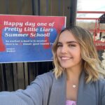 Bailee Madison Instagram - That’s a wr🅰️p on week one of @prettylittleliars season two 🔪🔪🔪 It’s SO bloody good to be back!!!!!