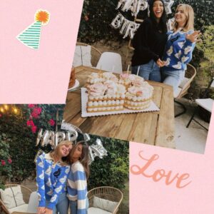 Bailee Madison Instagram - This is 23 ❤️ 
Filled with love, joy, peace, gratitude  and excitement. While also reflecting on 23 years of incredible memories. Thank you ALL for the birthday love, it’s an honor of a lifetime getting to grow up with you- thank you for choosing to continue to love and support me as I grow. 
I feel infinite amounts of gratitude for the love that I have in my life, and for the simple moments of life that fuel my heart and mind. I’m so blessed with the loved ones in my life who love me so hard in person, and somehow know how to love me so hard no matter how far the distance. 
@momma_madison thank you for bringing in me into this world, I love you so so much. 

Ps. @kaitlinvilasuso thank you for somehow throwing together a little backyard family lunch while I was home for a short time… I don’t know how you can hang balloons so fast, but it’s such a talent. ❤️❤️ 

And if this 23 year old has any right to give any advice….. (😝) hug your loved ones, listen, grow, and make the most of every precious second of life. We don’t get time back, so please just take a moment every day to enjoy the love in your life and count your blessings. 

So many beautiful chapters of life have been written, but I’m eager and ready for whatever this new chapter has in store. ❤️

Sending love to all of you. 
B