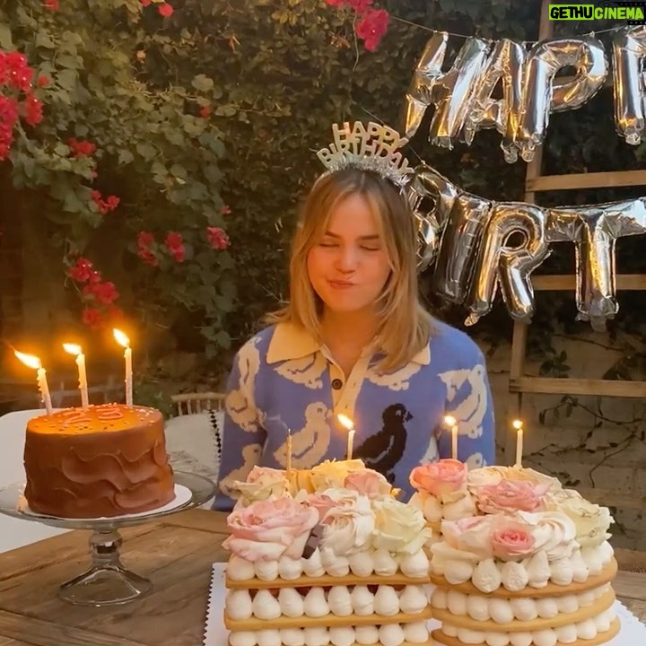 Bailee Madison Instagram - This is 23 ❤️ Filled with love, joy, peace, gratitude and excitement. While also reflecting on 23 years of incredible memories. Thank you ALL for the birthday love, it’s an honor of a lifetime getting to grow up with you- thank you for choosing to continue to love and support me as I grow. I feel infinite amounts of gratitude for the love that I have in my life, and for the simple moments of life that fuel my heart and mind. I’m so blessed with the loved ones in my life who love me so hard in person, and somehow know how to love me so hard no matter how far the distance. @momma_madison thank you for bringing in me into this world, I love you so so much. Ps. @kaitlinvilasuso thank you for somehow throwing together a little backyard family lunch while I was home for a short time… I don’t know how you can hang balloons so fast, but it’s such a talent. ❤️❤️ And if this 23 year old has any right to give any advice….. (😝) hug your loved ones, listen, grow, and make the most of every precious second of life. We don’t get time back, so please just take a moment every day to enjoy the love in your life and count your blessings. So many beautiful chapters of life have been written, but I’m eager and ready for whatever this new chapter has in store. ❤️ Sending love to all of you. B