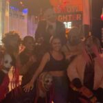 Bailee Madison Instagram - ‘Twas a bloody good time…. Frightening and amazing all at once (as always!!) Thank you @HorrorNights #UniversalHHN for having us! 🔪❤️ (ps. Getting chased through a theme park is real fun with this crew.. love u guys)