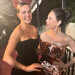 Bailee Madison Instagram - Oh what a night with @vanityfair 🤍 plus got to see the shining glimmering and soul loving @lucyhale , so I’m a happy gal❤️❤️ ✨✨ #vfvanities