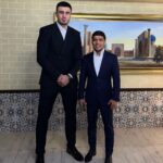 Bakhodir Jalolov Instagram - Мероприятие где мы ещё раз вспомнили прошедший чемпионат. Мы сотворили историю.🇺🇿 O'tgan chempionatni yana bir bor yodga oldik. Bu chempionat tarixda qoladi.🇺🇿 Obi Hayot